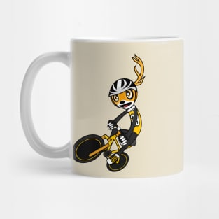 Cyclist Deer Velo Mug